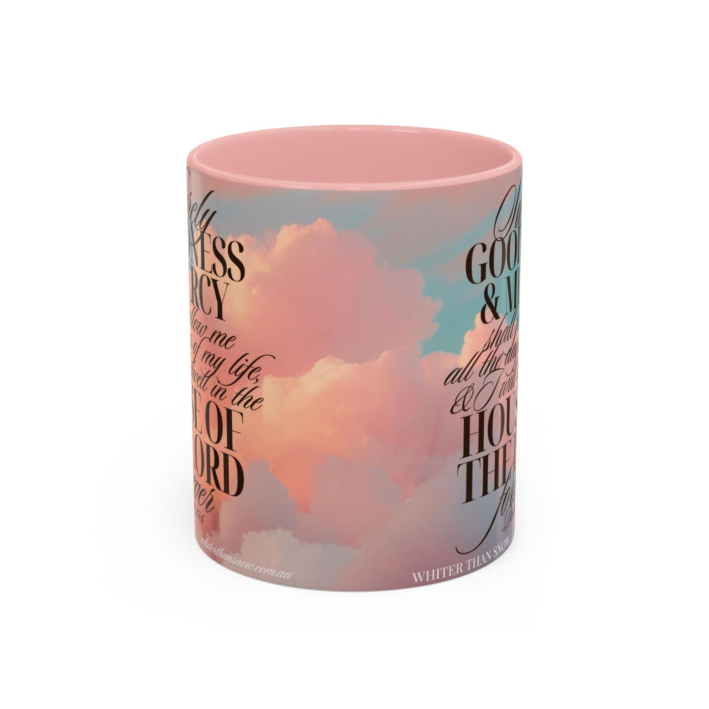 Inspirational Accent Coffee Mug - Faithful Quotes, Christian Gifts, Prayer Coffee Cup, Home Decor, Spiritual Mugs