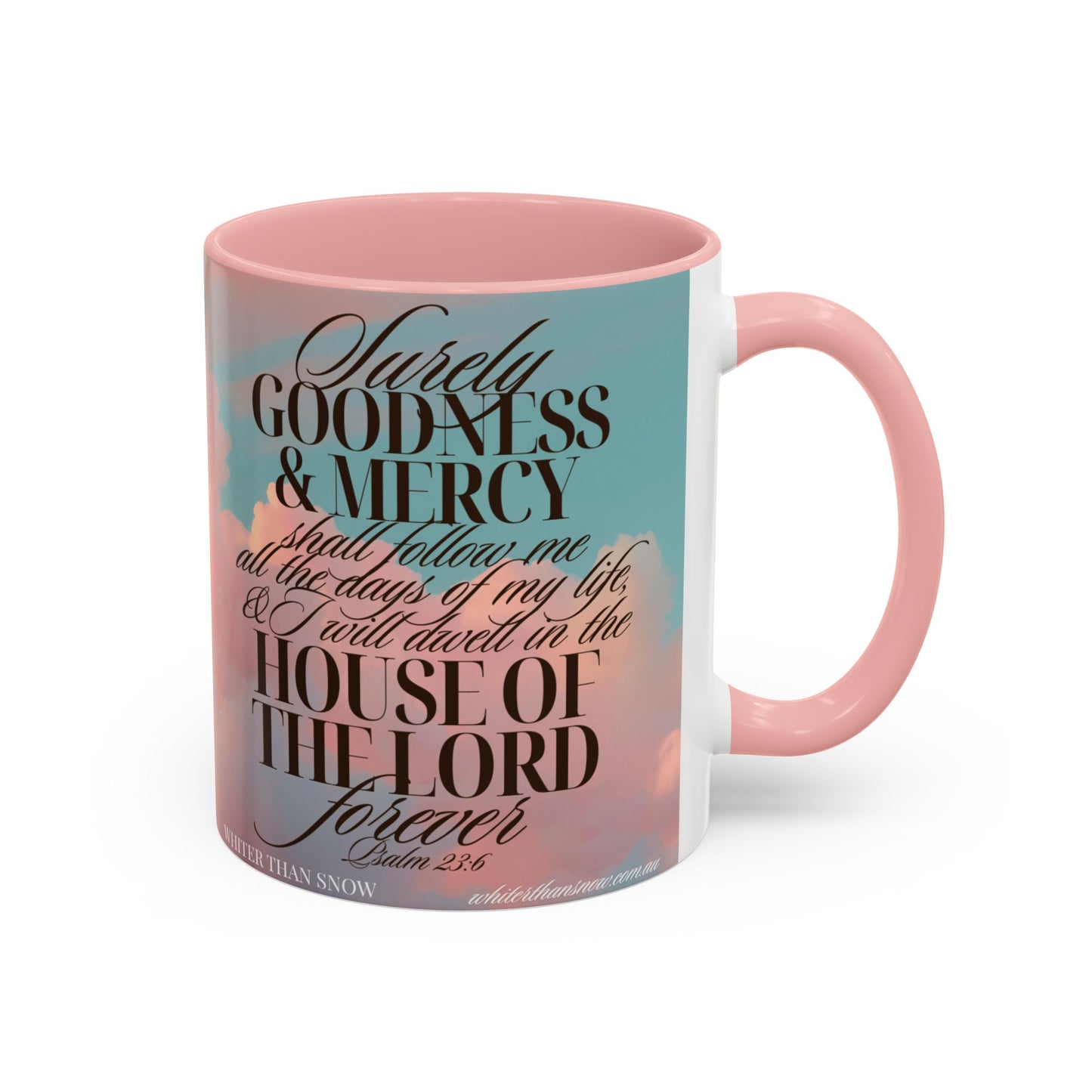 Inspirational Accent Coffee Mug - Faithful Quotes, Christian Gifts, Prayer Coffee Cup, Home Decor, Spiritual Mugs