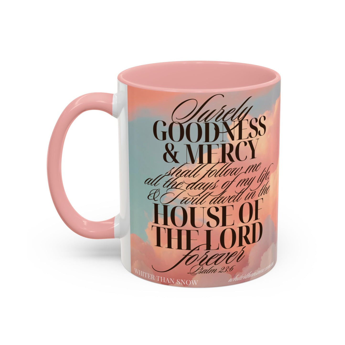 Inspirational Accent Coffee Mug - Faithful Quotes, Christian Gifts, Prayer Coffee Cup, Home Decor, Spiritual Mugs