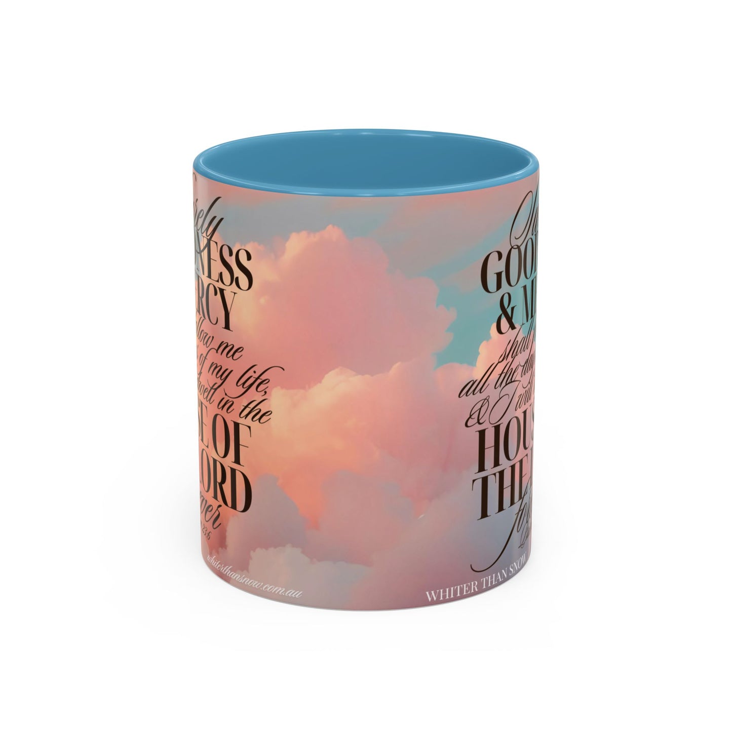 Inspirational Accent Coffee Mug - Faithful Quotes, Christian Gifts, Prayer Coffee Cup, Home Decor, Spiritual Mugs